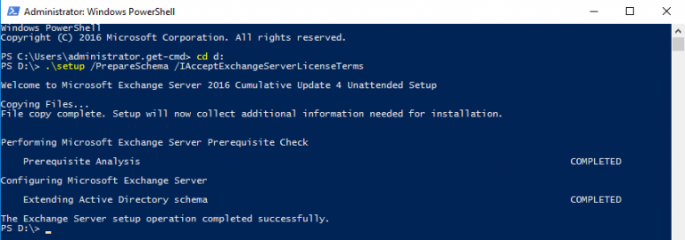 How to Install Microsoft Exchange Server 2016 on Windows Server 2016
