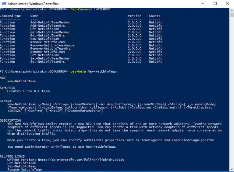 Windows server 2016 nic teaming настройка