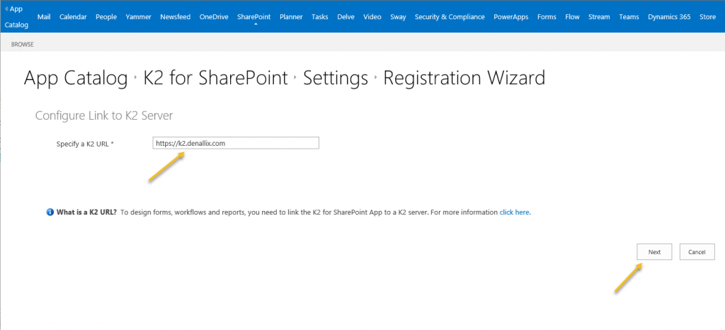 SharePoint App Catalog Registration Wizzard