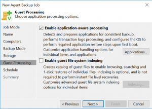 veeam restore failed to install guest agent control
