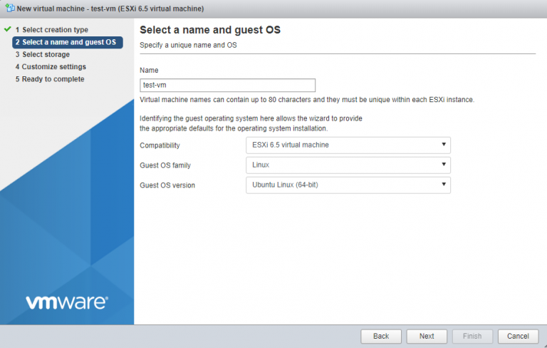 Vmware esxi настройка nfs