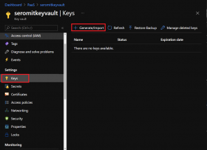 Enable Azure Disk Encryption for Azure VM