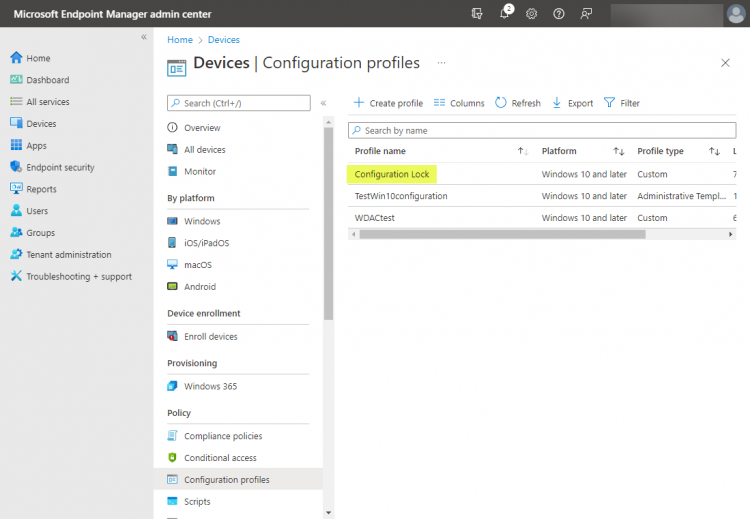 Secured-Core PC Configuration Lock