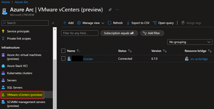 Azure Arc-enabled VMware vSphere