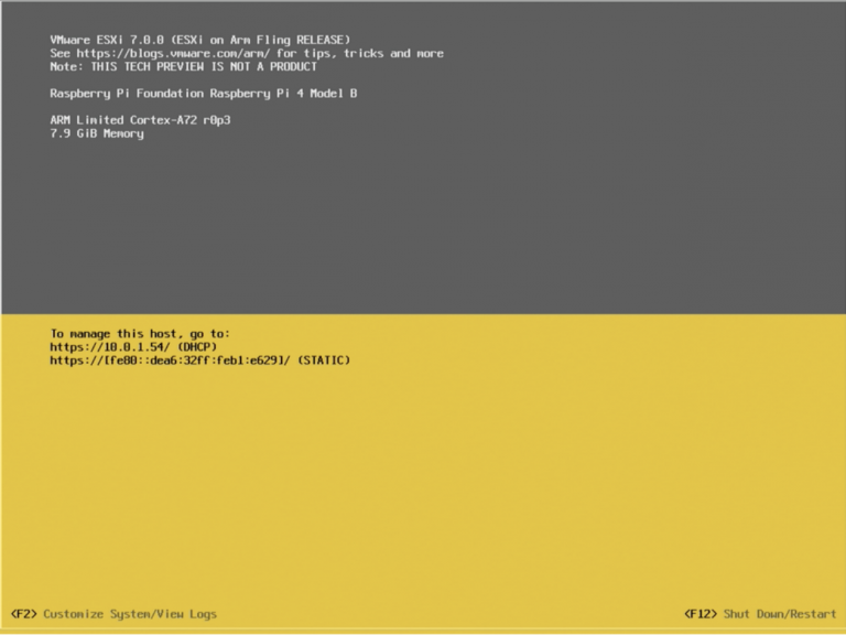 ARM Architecture Support By VMware