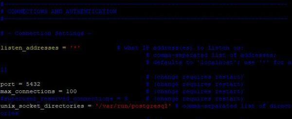 Edit the file etc/postgresql/14/main/postgresql.conf and change the line as follows: