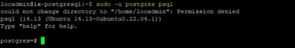 Connect the PostgreSQL database prompt once again.