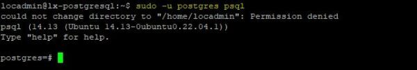 Configure PostgreSQL