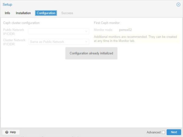 Repeat the same procedure to install the Ceph service on the other nodes in the cluster