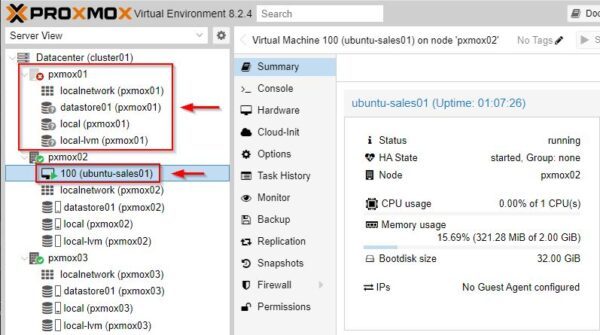 VM can remain operational by configuring High Availability