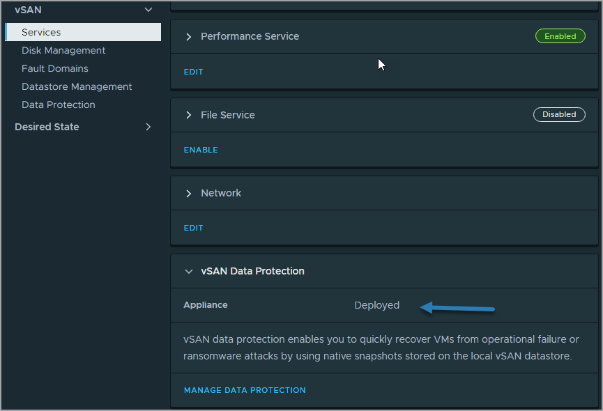 vSAN | Services