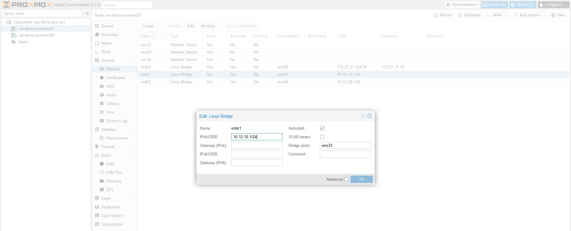 Configure Storage Networks on Hosts