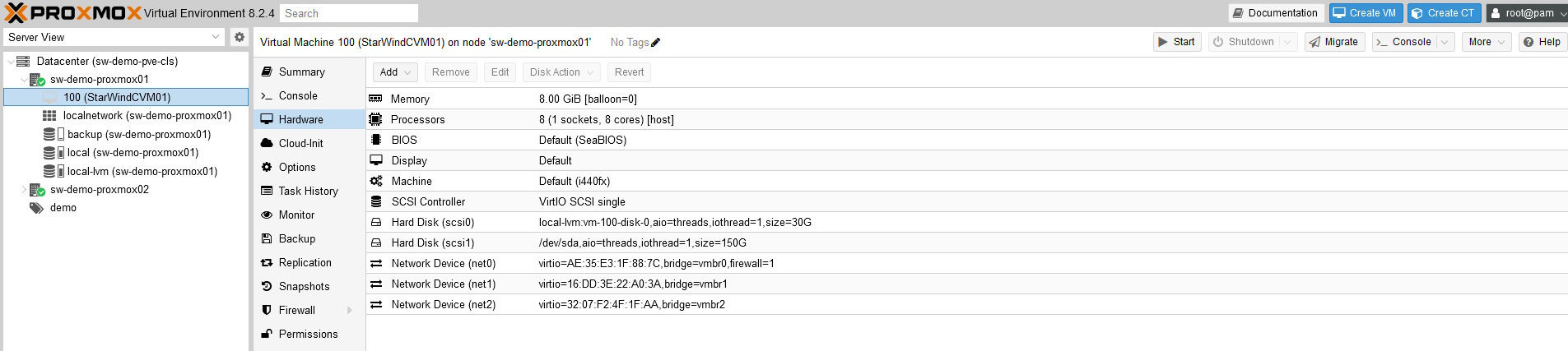 Deploy StarWind VSAN CVM