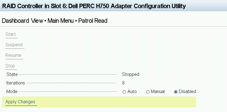 4.Disable Patrol Read