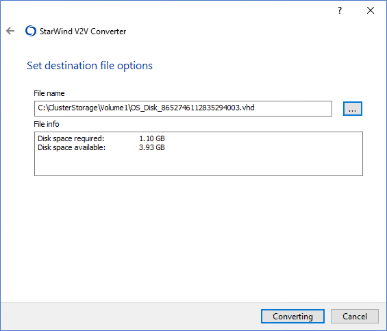 Starwind v2v converter как пользоваться